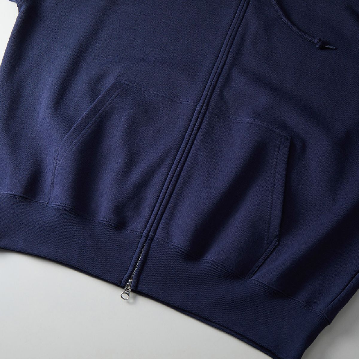 5203-01 10.0oz 寬版拉鍊連帽衫魚鱗布衛衣 13 袋鼠口袋規格