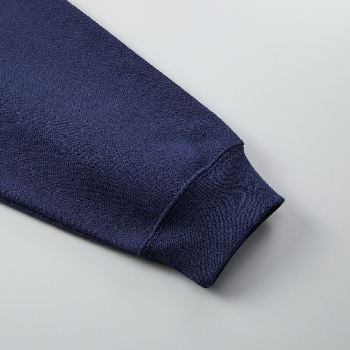 5205-01 10.0oz 寬版魚鱗布衛衣 11 袖口是肋骨規格,接縫線是耐用的兩個針