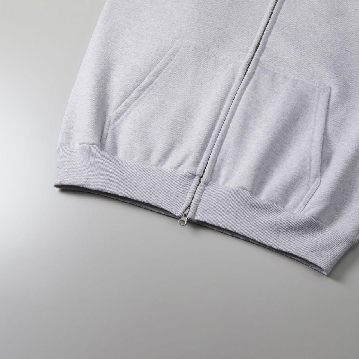 袋鼠口袋規格，下擺嘴的正面是最小的縫紉規範，縫線