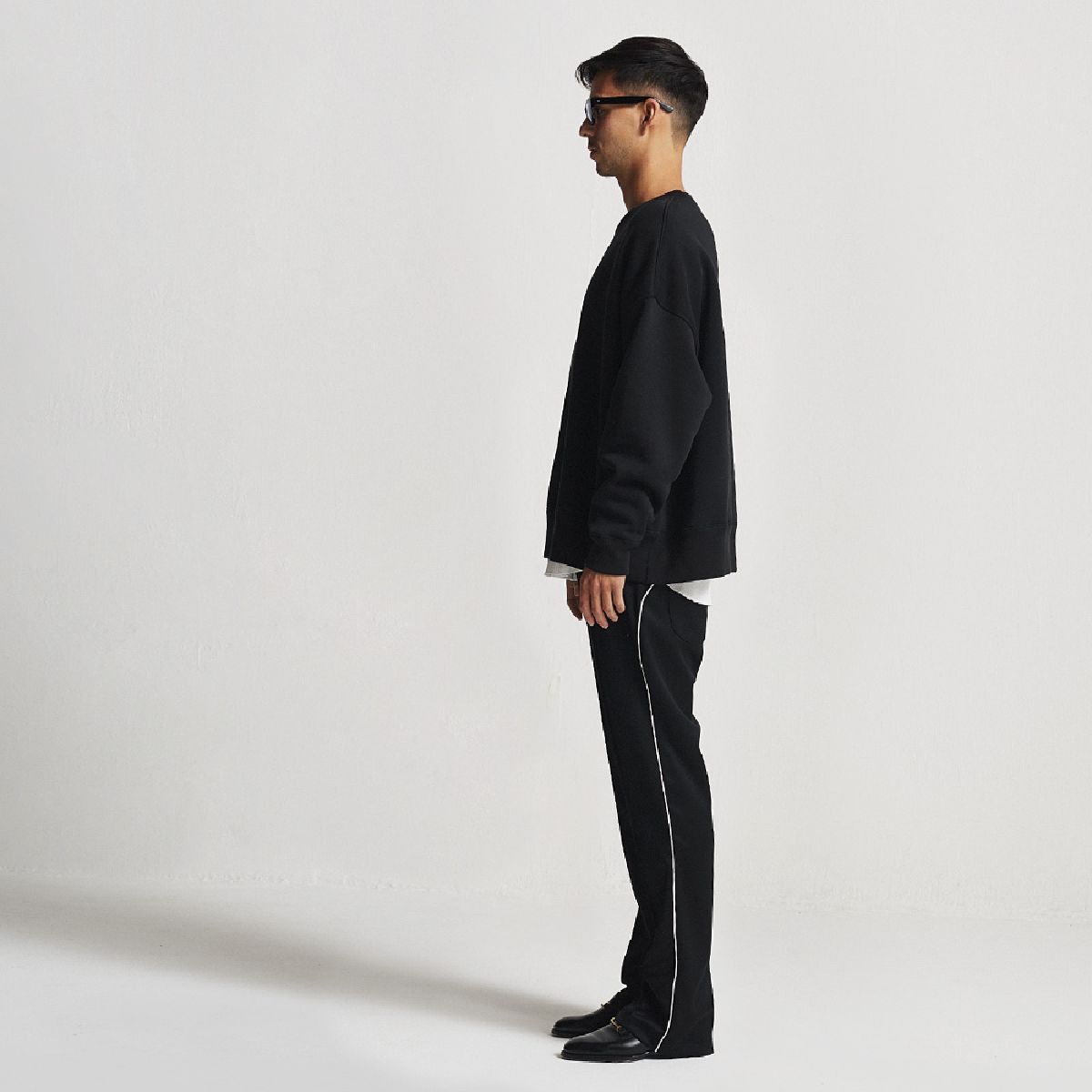 高度182厘米L尺寸側剪影