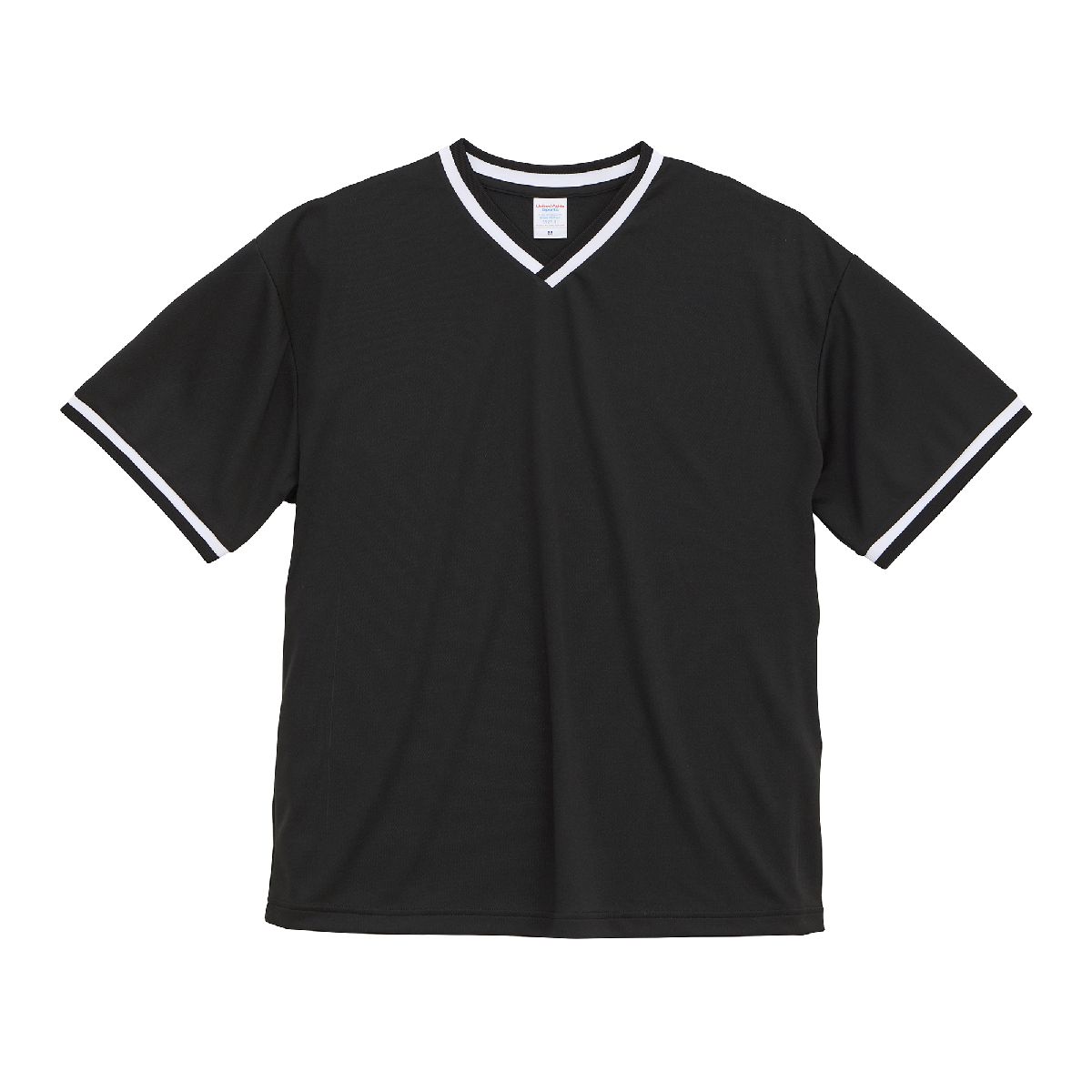 5927-01 4.1oz 快乾運動寬版 T 恤 6 United Athle 5927-01 Black/White/Black 9856 Size:XL