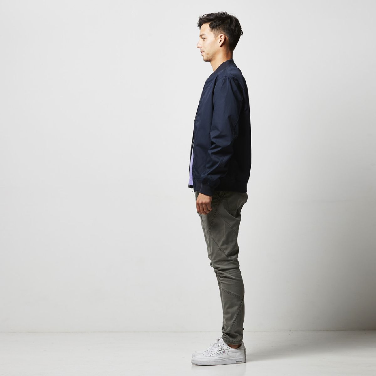 身高 182cm L 尺寸 側面輪廓
