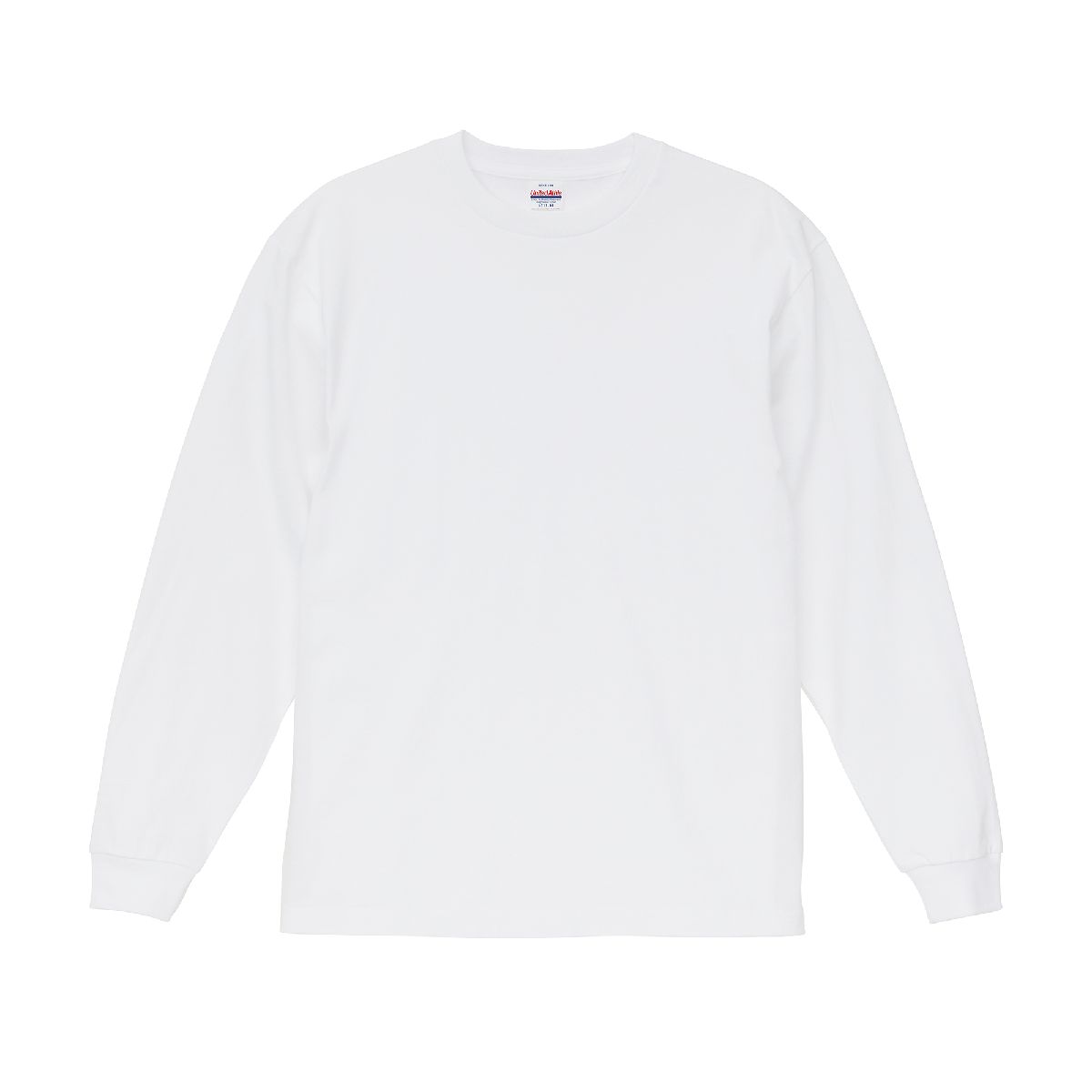 4511 6.0oz Open-End 經典重磅長袖T恤 2 United Athle 4511-01 White 0001 Size:2XL