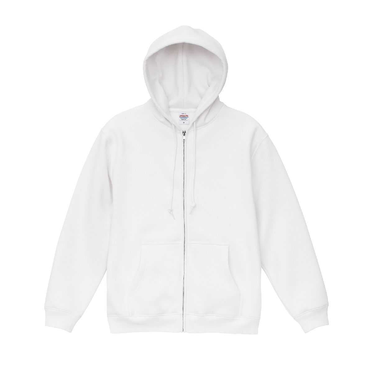 5385-01 8.3oz T/C 內刷毛拉鍊連帽衛衣 5 United Athle 5385-01 White 0001 Size:2XL