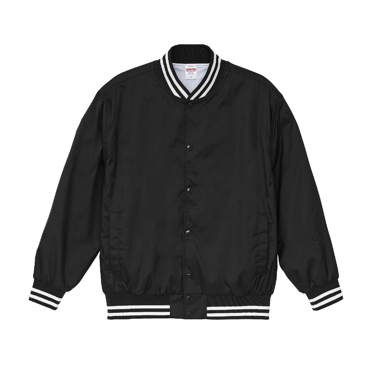 7055 尼龍棒球外套 2 United Athle 7055-01 Black/White 2001 Size:2XL