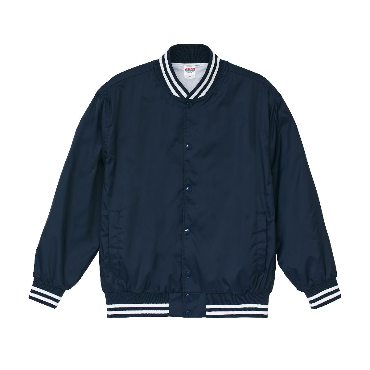 7055 尼龍棒球外套 4 United Athle 7055-01 Navy/White 4001 Size:2XL