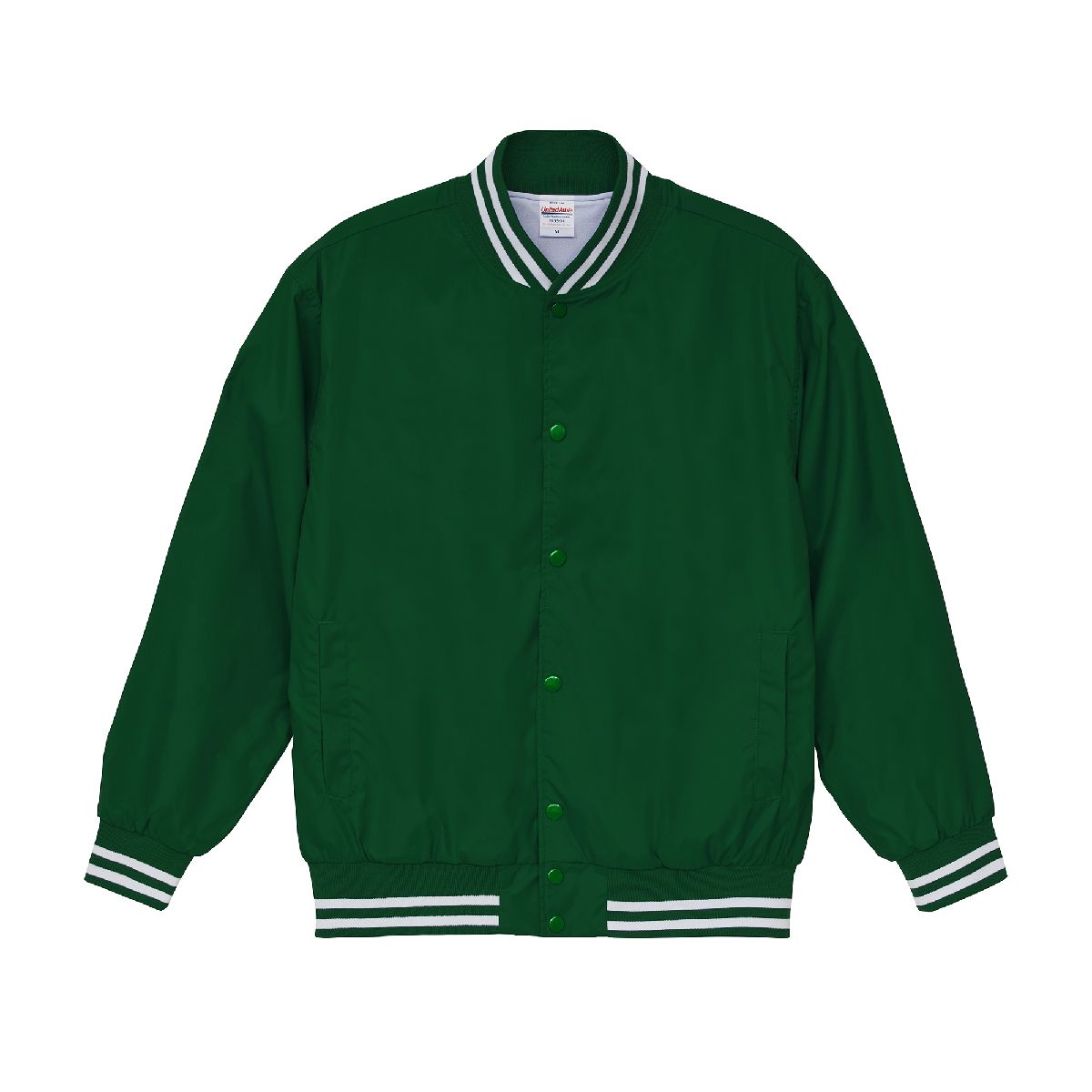 7055 尼龍棒球外套 3 United Athle 7055-01 Ivy Green/White 5001 Size:2XL