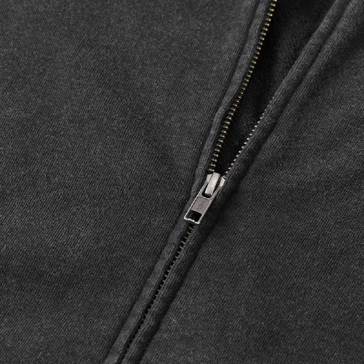 8.8oz Open-End 水洗全棉魚鱗布拉鍊連帽衛衣 5 8.8oz Open-End 水洗全棉魚鱗布拉鍊連帽衛衣:圖片 5